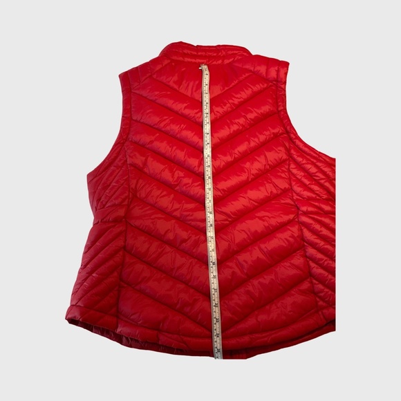 Tommy Hilfiger lightweight sleeveless puffy jacket /Women Size XL/ Red - Picture 4 of 6